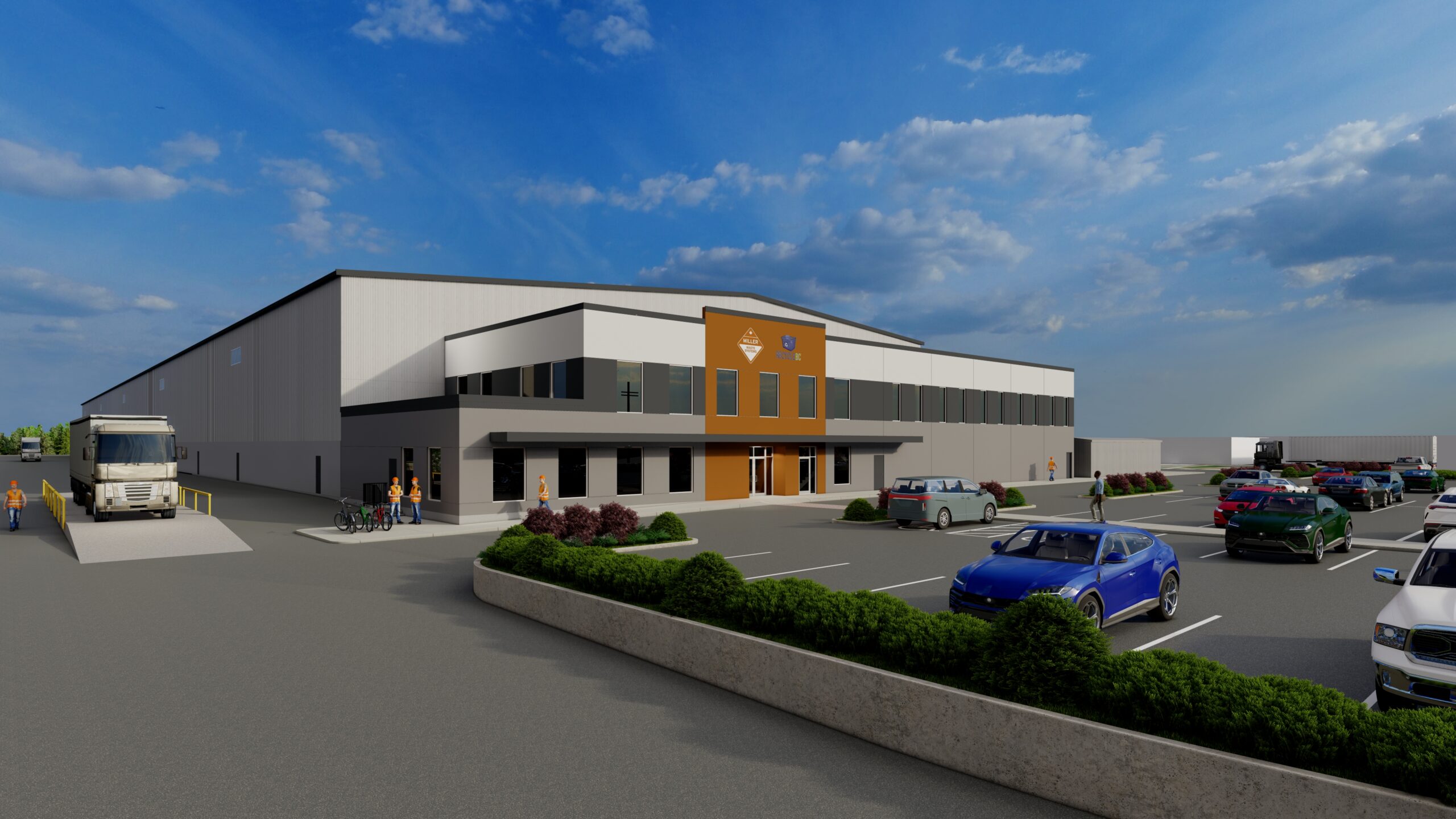 Miller Waste Material Recovery Facility Rendering