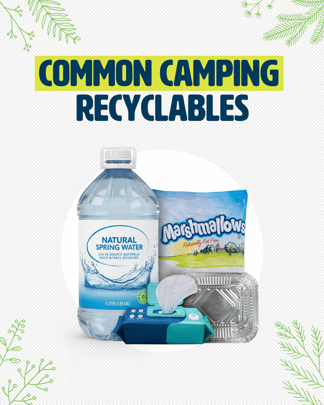 camping recyclables